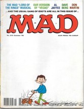 Mad Magazine #210 Lord of the Rings Musical Parody 1979 FINE - £2.58 GBP