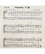 1883 Gospel Hymn Coronation Sheet Music Victorian Church Religious ADBN1ggg - $27.15 CAD