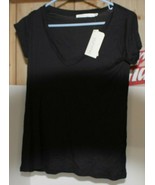 yummie vneck tee YL-022 Black sz XS - £15.62 GBP