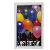 Postcard Happy Birthday Balloons Ambulatory Foot Center Inc Chrome Posted - £5.62 GBP