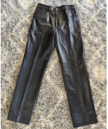 Arella Leather and Sportswear Black Soft Leather Pants/ Slacks - €52,86 EUR