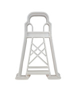 6x Lifeguard Pool Chair Fondant Cutter Cupcake Topper 1.75 IN USA FD5449 - €6,84 EUR