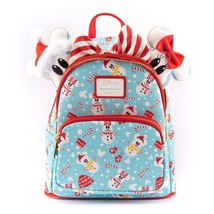 Loungefly Disney Christmas Mickey and Minnie Christmas Backpack + Matching Ears - £103.90 GBP