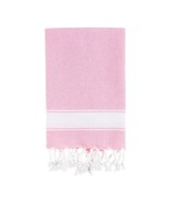Bello Turkish Beach Towel, Soft Peskir Pink, Handwoven Peshtemal, 39 x 6... - £47.74 GBP