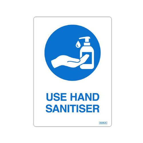 Durus Self Adhesive Decal 105x148mm (2pk) - Hand Sanitiser - $32.69