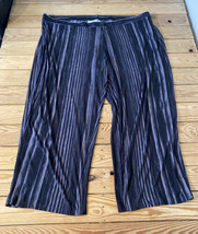 Susan graver NWOT Women’s printed liquid knit pull on pants size 3XP black CB - £15.41 GBP