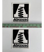 2 Unused Auto Racing Vintage Vinyl Racing Decals &quot;Advanced&quot; 1990&#39;s - $8.41