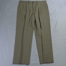 Charleston Khakis 38 x 32 Vtg 90s Twill Made in USA Khaki Mens Chino Pants - £11.95 GBP