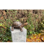 Bronze Turtle Sculpture With Water Feature -  34x26x14cm - 3.5Kg - $334.95