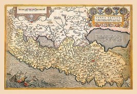 Map of Northern Italy by Abraham Ortelius - Art Print - £17.19 GBP+