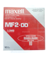 Maxell MF2-DD Micro Floppy Disk 1.0MB Double Density Double Sided - £29.87 GBP