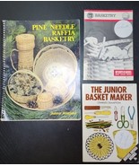 Lot Of Three Vintage Basket Weaving Craft Instruction Books Boy Scouts - $15.74