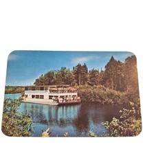 Postcard River Boat Tahquamenon Michigan&#39;s Upper Peninsula Chrome Unposted - £5.42 GBP