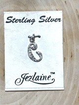 Jezlaine Sterling Silver 925 Letter C Crystal Charm Nwt $20 - £9.26 GBP
