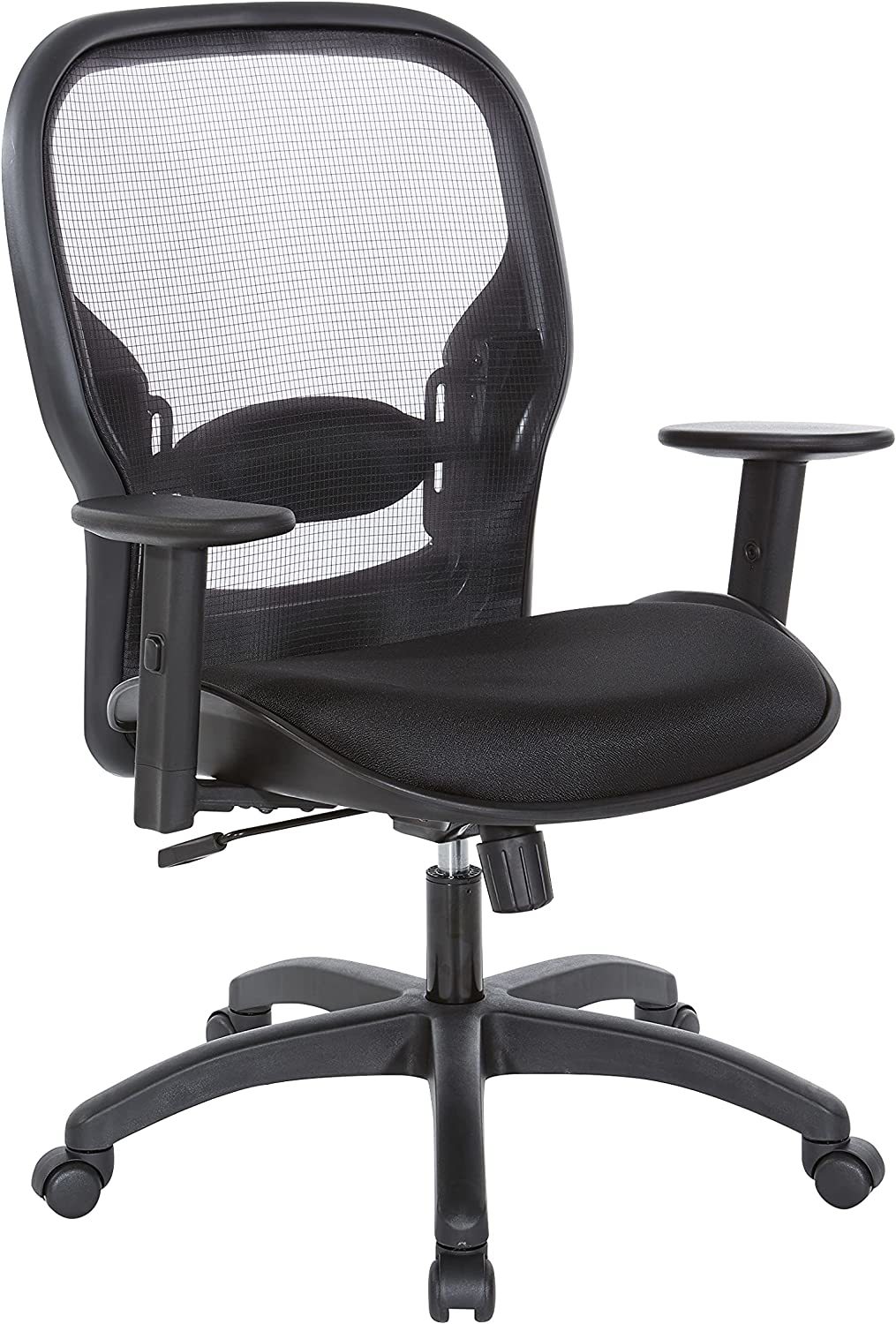 Primary image for Office Star Em Series Deluxe Screen Back And Mesh Seat Chair With, Icon Black