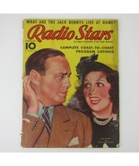 Radio Stars Magazine Jack Benny &amp; Mary Livingstone Earl Christy Vintage ... - £87.92 GBP
