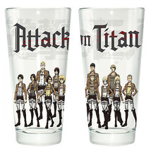 Attack on Titan Group Pint Glass Multi-Color - £17.56 GBP