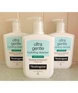 (3) Neutrogena Ultra Gentle Hydrating Cleanser Creamy Formula Sensitive ... - £28.93 GBP