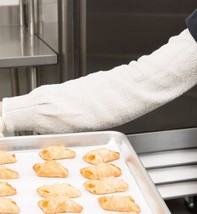 Heat Resistant PROTECTOR SLEEVE Cotton Knit 18&quot; ARM Protection oven COND... - $26.21