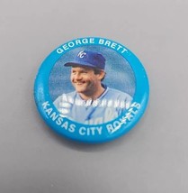 1984 Baseball Fun Foods Pin Back Button #6 George Brett - £1.66 GBP