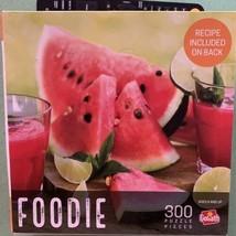 Goliath Foodie Watermelon Smoothie 300 piece Jigsaw Puzzle w/ Recipe - $5.82