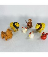 Lot of 7 Vintage Fisher Price Little People Animals Circus Zoo Farm Monk... - €21,83 EUR