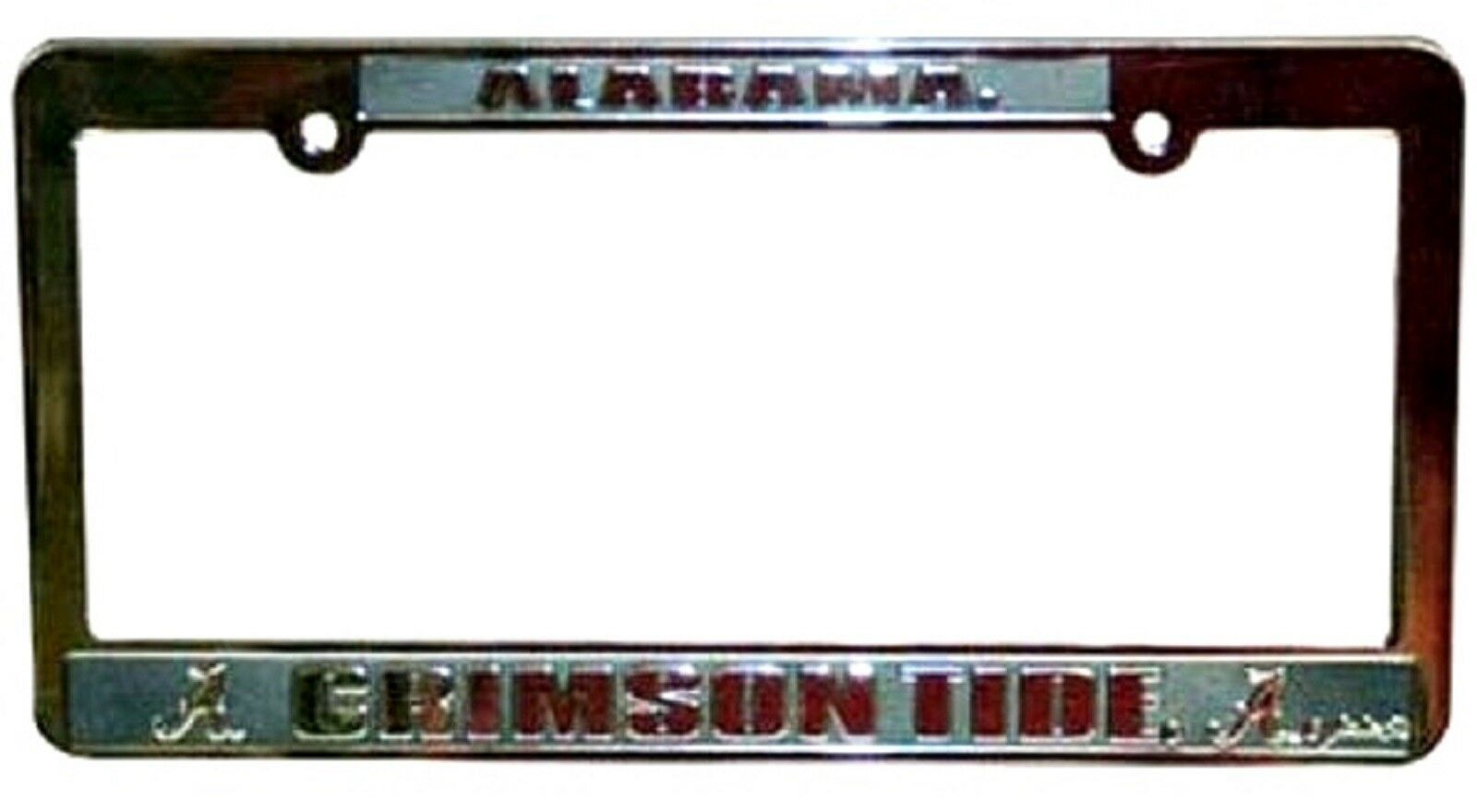 Alabama Crimson Tide Plastic License Plate Frame - $11.25