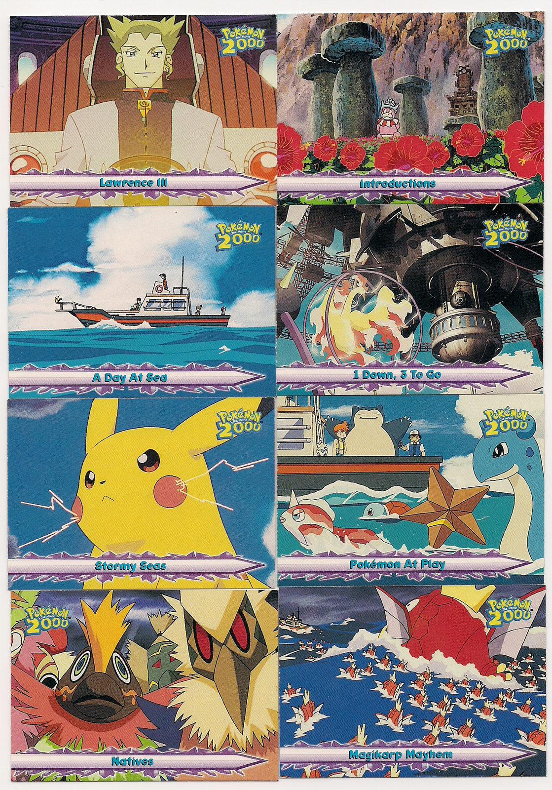 Set of 15 Topps Pokemon the Movie 2000 Cards and 10 similar items