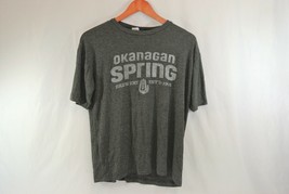 Okanagan Spring Brewery T-Shirt Grey Size Medium Unisex Adult 70% Bamboo... - £15.45 GBP