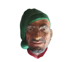 Vintage Chalkware/Plaster Head Corsican Fisherman Sailor French 5.5&quot; Unb... - $14.25