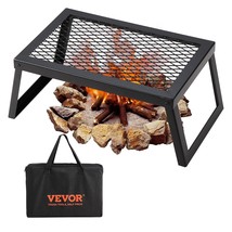 VEVOR Folding Campfire Grill, Heavy Duty Steel Mesh Grate, 18&quot; Portable ... - €44,68 EUR