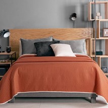 Marsala Special Fabric Reversible Ultraslim Comforter Set 1 Pcs Twin Size - £35.71 GBP