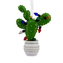 Hallmark Cactus Plant String Lights Christmas Holiday Ornament 0.07lbs - £16.83 GBP
