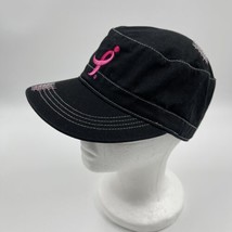 Pink Ribbon Susan G Komen Breast Cancer Survivor Black Hat On Size Fits Most Cap - £7.59 GBP