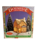 1989 Dickensville Porcelain Lighted House (TOY SHOP) - £9.60 GBP