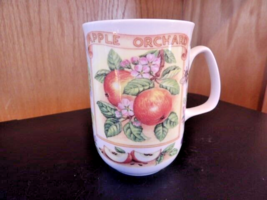 Rose of England Apple Orchard Coffee Mug Fine Bone China 10 oz Floral Cup - £6.72 GBP