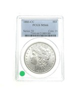 1883-CC 1 $ Dollar D&#39;Argent Morgan Évalué Par PCGS Comme MS66 Haute Qual... - $24,280.64 MXN