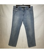 LRL Ralph Lauren Jeans Womens 8P Petite Blue Light Wash Straight Leg Cla... - $227.33 MXN