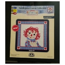 Raggedy Ann Portrait &quot;Smiling Ann&quot; DMC Needlepoint Canvas Collection - $27.47