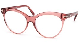 NEW TOM FORD TF5827-B 072 Pink Eyeglasses Frame 55-16-140mm B47mm Italy - $161.69