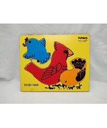 Vintage Playskool Birds I See 3 Piece Wooden Puzzle 155-19 - €10,67 EUR