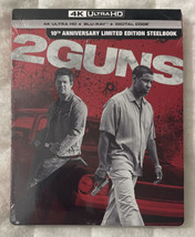 2 Guns SteelBook 4K Ultra HD + Blu-Ray + Digital 10th Anniversary Edition Sealed - £33.55 GBP