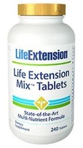 MAKE OFFER! 2 PACK Life Extension Mix Tablets 240 tabs multivitamin image 2