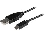 StarTech.com 6 ft Mobile Charge Sync USB to Slim Micro USB Cable - Phone... - $13.98+