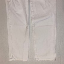 Vtg Bongo 80s 90s Womens White Button Fly High Waisted Jeans, Size 13 Y2K - £35.96 GBP