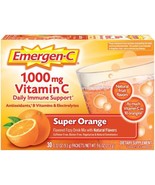 (2) Emergen-C 1000 mg Vitamin C, 30 Packets Each, Super Orange Flavor, B... - €19,45 EUR