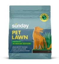 Sunday Pet Lawn Pet Resistant Grass Seed Blend, 5 Lbs, Covers Up To 2,500 Sq.Ft. - £22.87 GBP