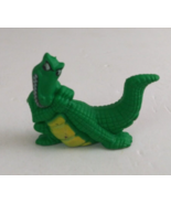 Vintage 1988 General Foods Corp Sugar Crisp Green Aligator 1.5&quot; Cereal Toy - $7.91