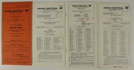 Vintage Paper Railroad Train Advertising Fare Books PENN CENTRAL 1969-1970 - $15.79