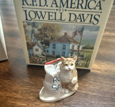 Lowell Davis Schmid Tabby Cat Ornament Sunday Afternoon Treat 223627 RFD... - €8,09 EUR